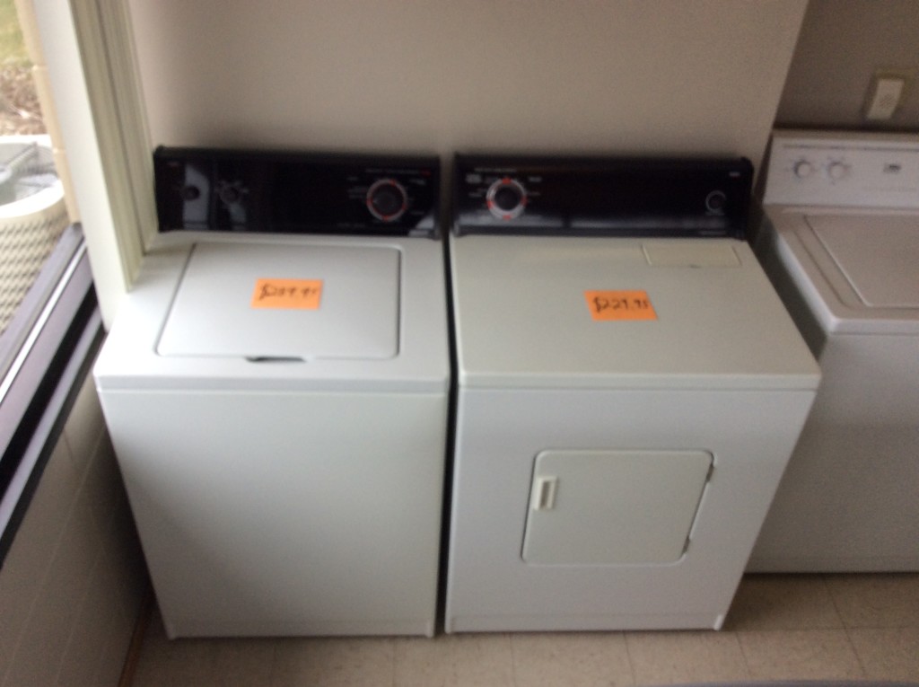 Roper washer and electric dryer set Kelbachs